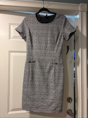 NWT En Focus Tweed Sheath studio dress
